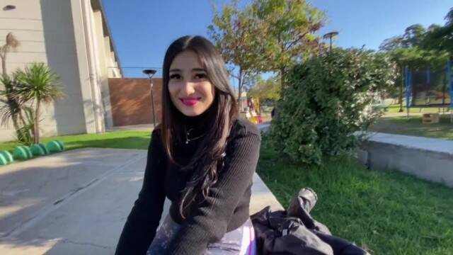 Мужик снял горячую туристку и трахнул ее от первого лица